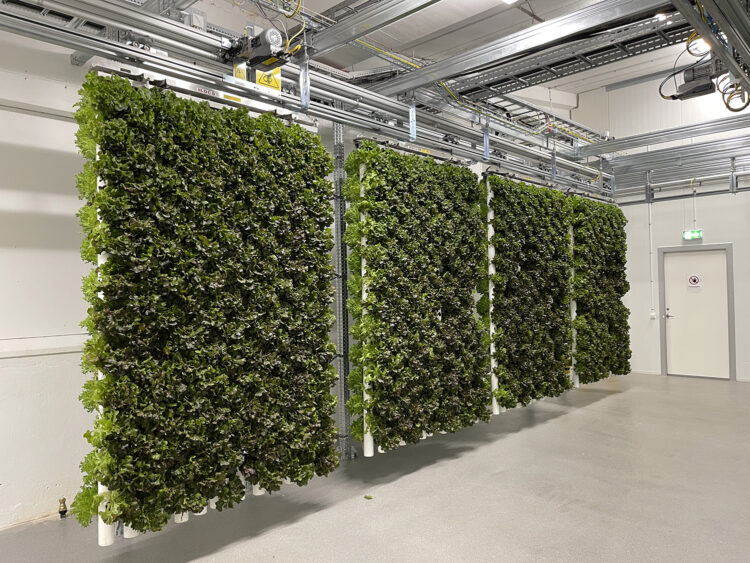 Vertical farming production system